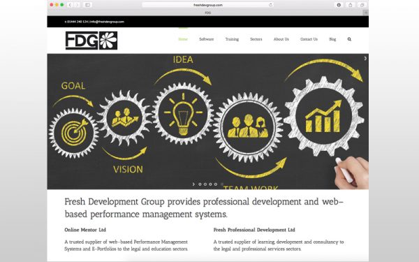 FDG website home page